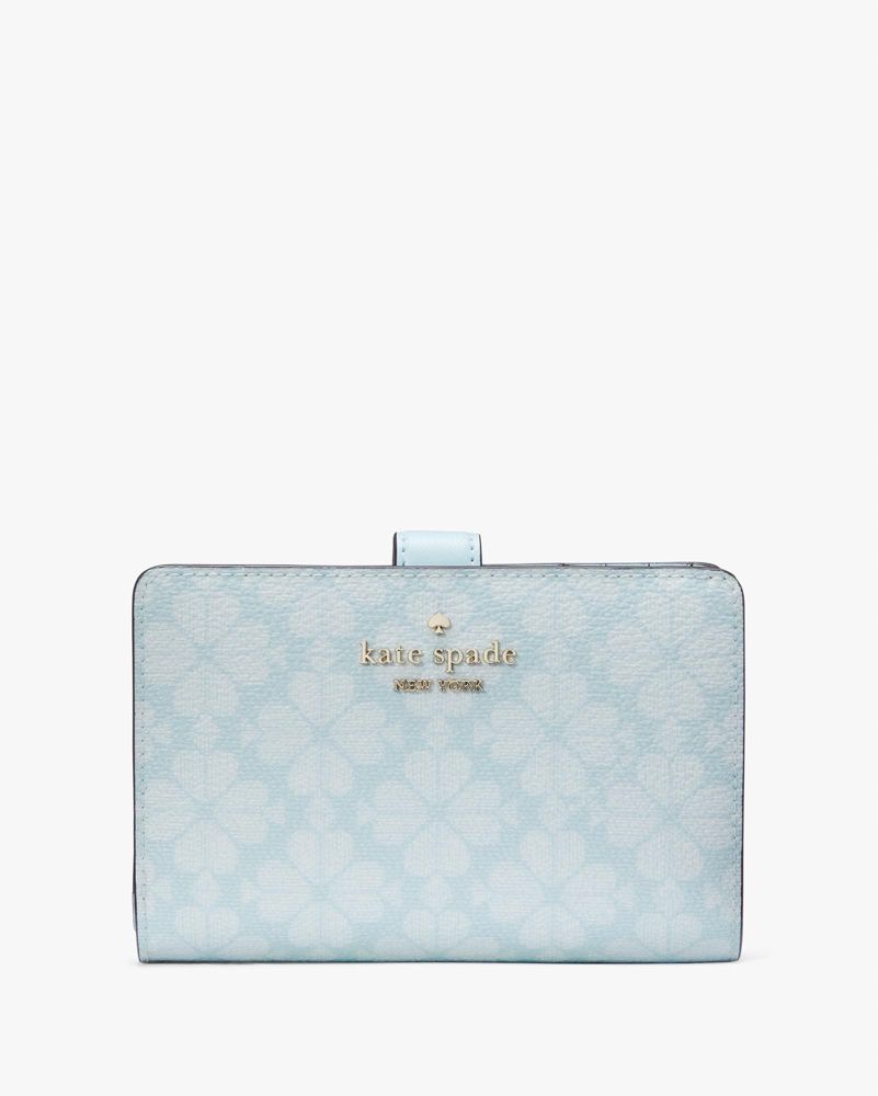 Kate Spade,スペード フラワー コーテッド キャンバス ミディアム コンパクト バイフォールド ウォレット,財布小物,