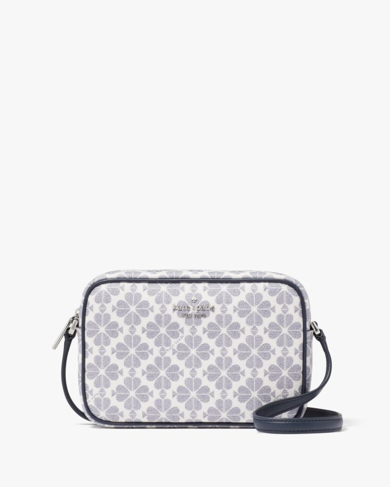 Kate Spade,Signature Spade Flower Mini Camera Bag,Navy Multi