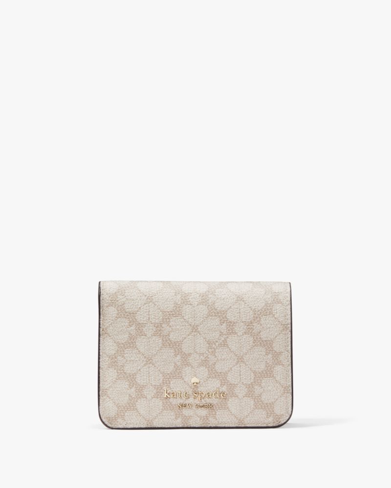 beige kate spade wallet