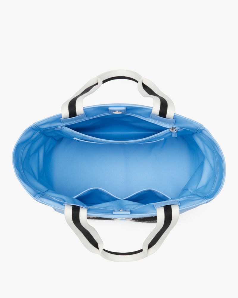 Kate Spade,Noel Large Tote,Tote,Stripe,Casual,Blue