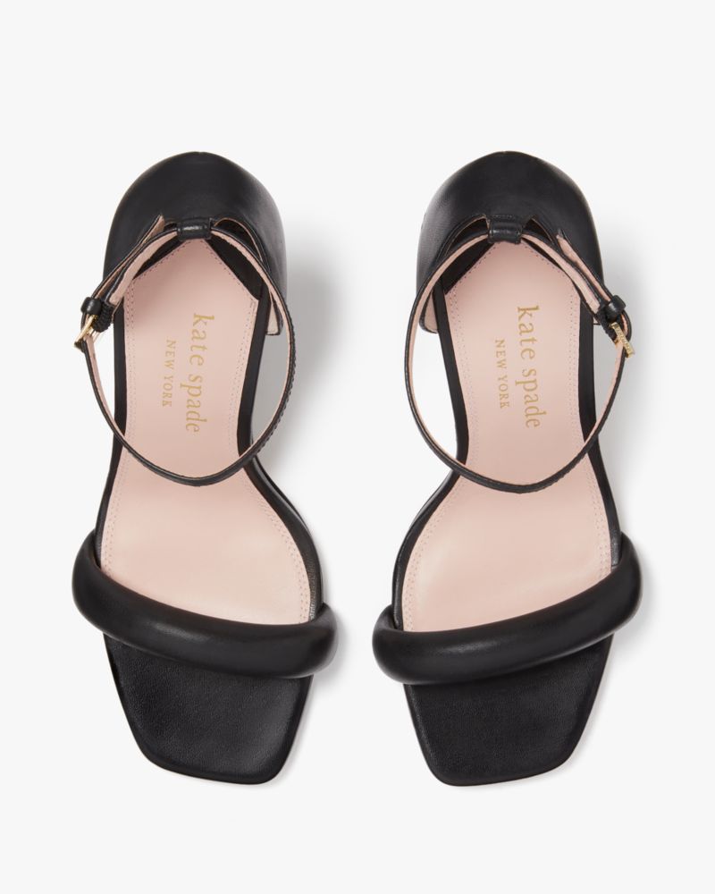 Kate Spade,Melrose Sandals,Nappa Leather,Rubber,Sandals,Cocktail,Black