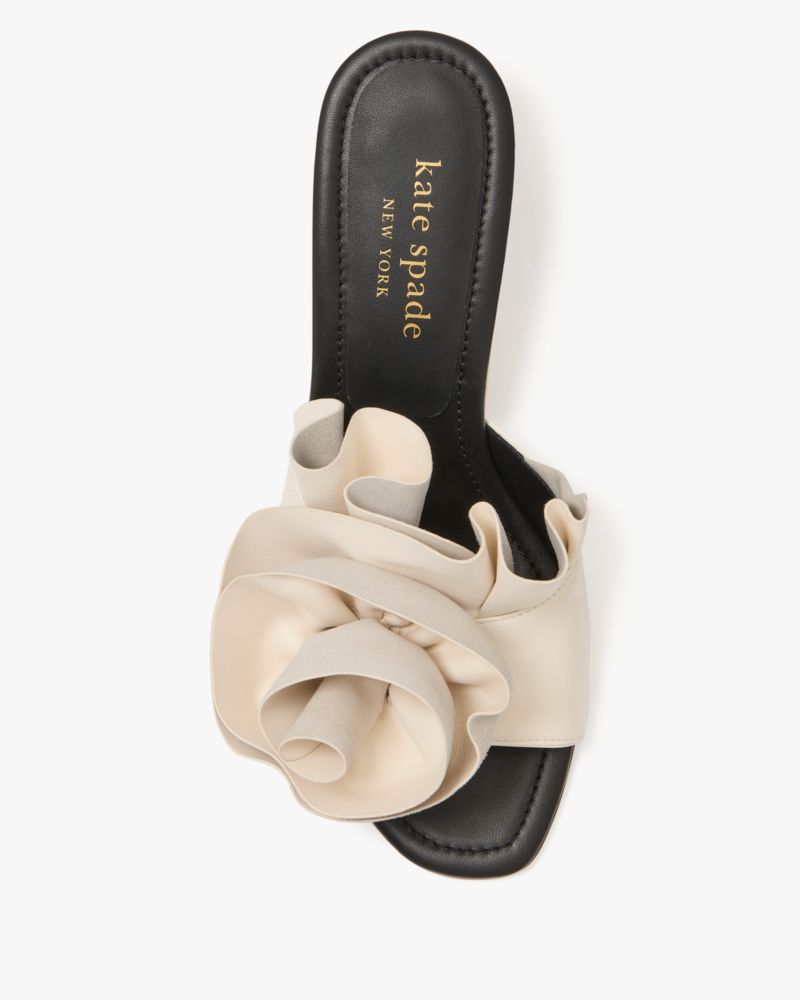 Kate Spade,Flourish Mules,Nappa Leather,Slides,3D Embellishment,Embellished,Day Party,