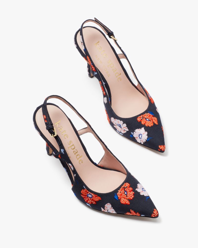 Kate spade floral store heels