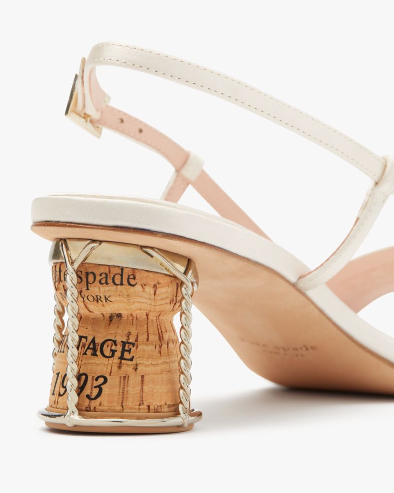 Kate Spade,Soiree Slingback Pumps,Bridal,Ivory