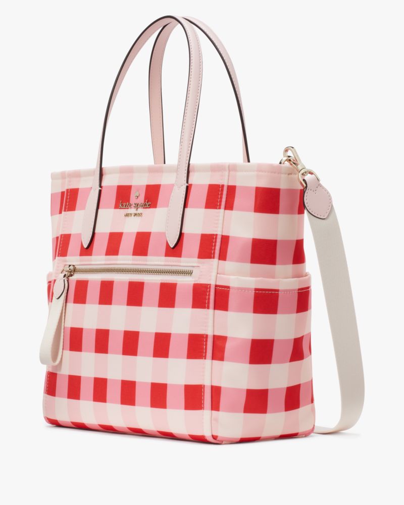 Chelsea Gingham Medium Satchel | Kate Spade Outlet | Kate Spade Outlet