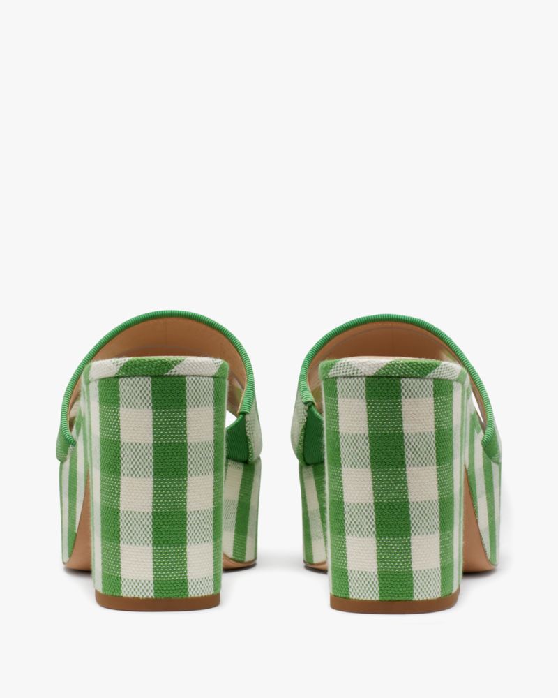 Kate Spade Ibiza Gingham Sandals. 4