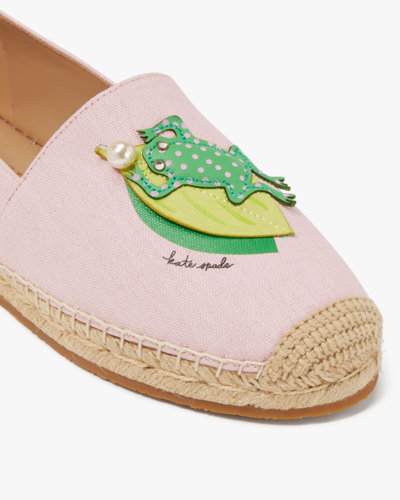 Kate Spade,Ribbit Espadrilles,Pink Lupine