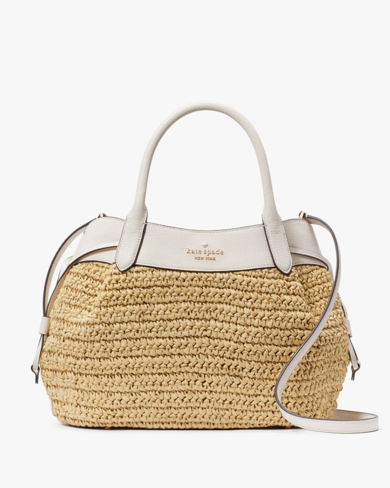 Kate Spade,Dumpling Straw Large Satchel,