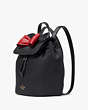 Kate Spade,Disney X Kate Spade New York Minnie 3D Flap Backpack,Black Multi