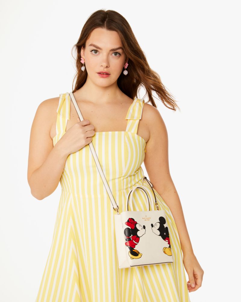 Kate Spade,Disney X Kate Spade New York Minnie Mini Tote,Parchment Multi