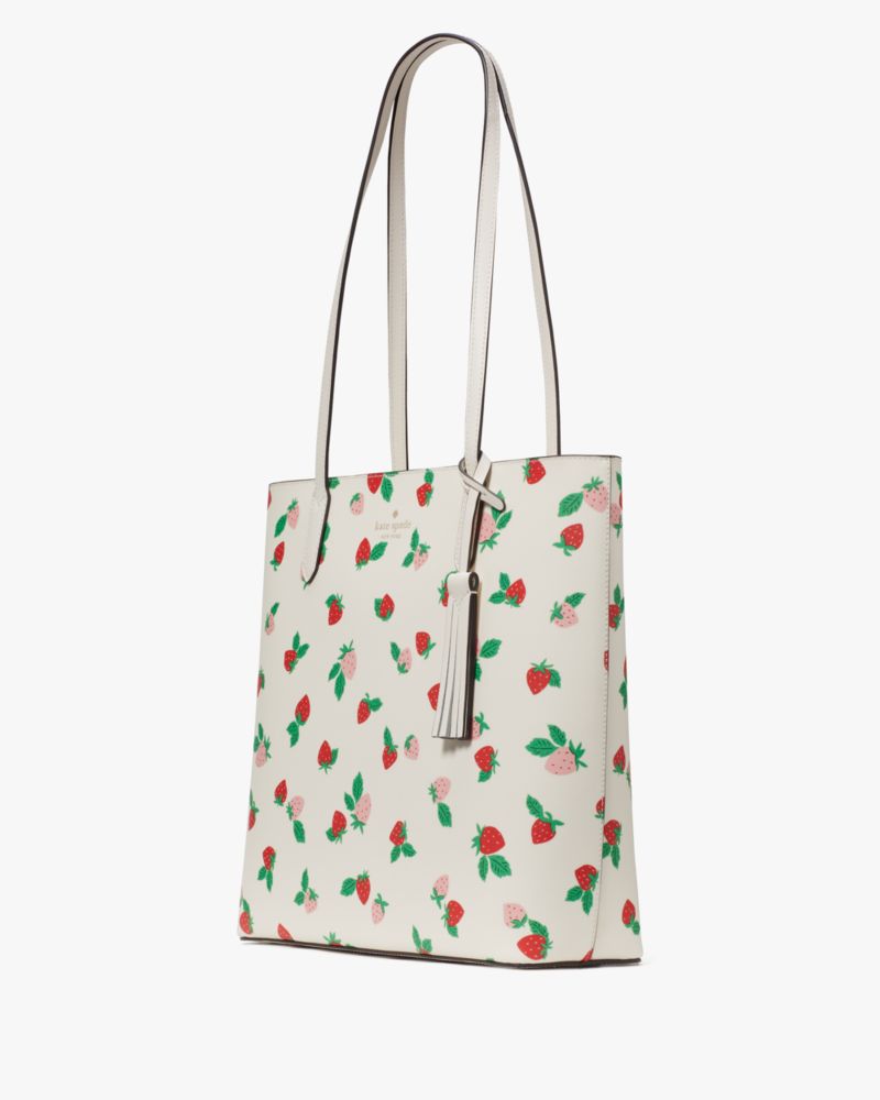 Kate Spade,Jana Tossed Strawberry Printed Tote,