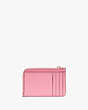 Kate Spade,Madison Medium L-Zip Card Holder,Blossom Pink