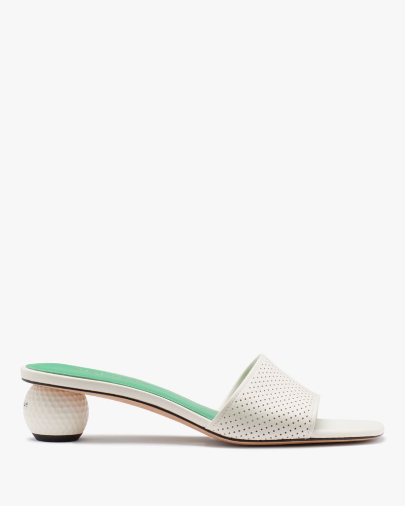 Kate Spade,Tee Time Slide Sandals,Casual,Cream