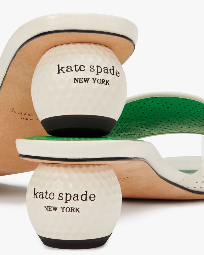 Kate Spade,ティー タイム スライド サンダル,サンダル ,クリーム