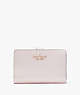Kate Spade,Boxed Madison Strawberry Garden Medium Compact Bifold Wallet,Pink Multi
