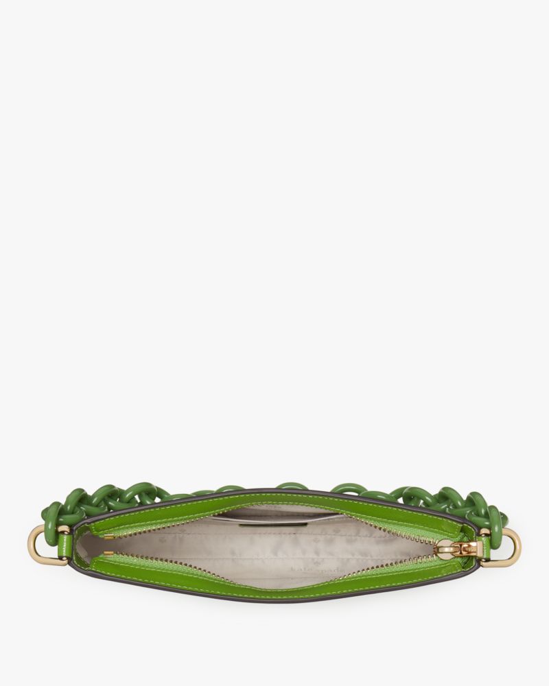 Kate Spade,マディソン レジン チェーン ポシェット,バッグ,タートルグリーン