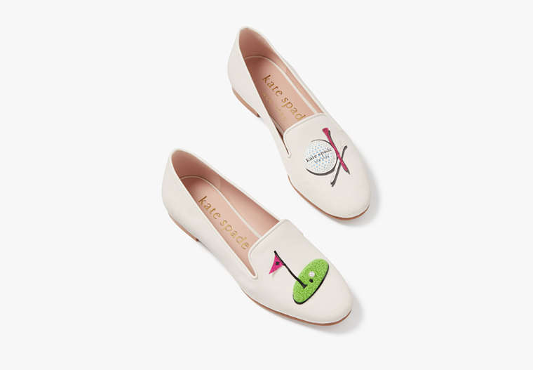 Kate Spade,Lounge Golf Loafers,Casual,Cream image number 0