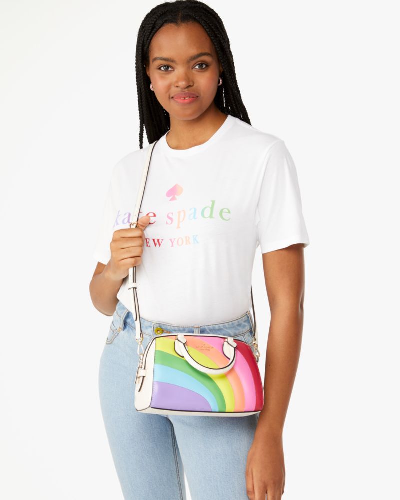 Kate Spade,Madison Rainbow Dolly Duffle Crossbody,Multi