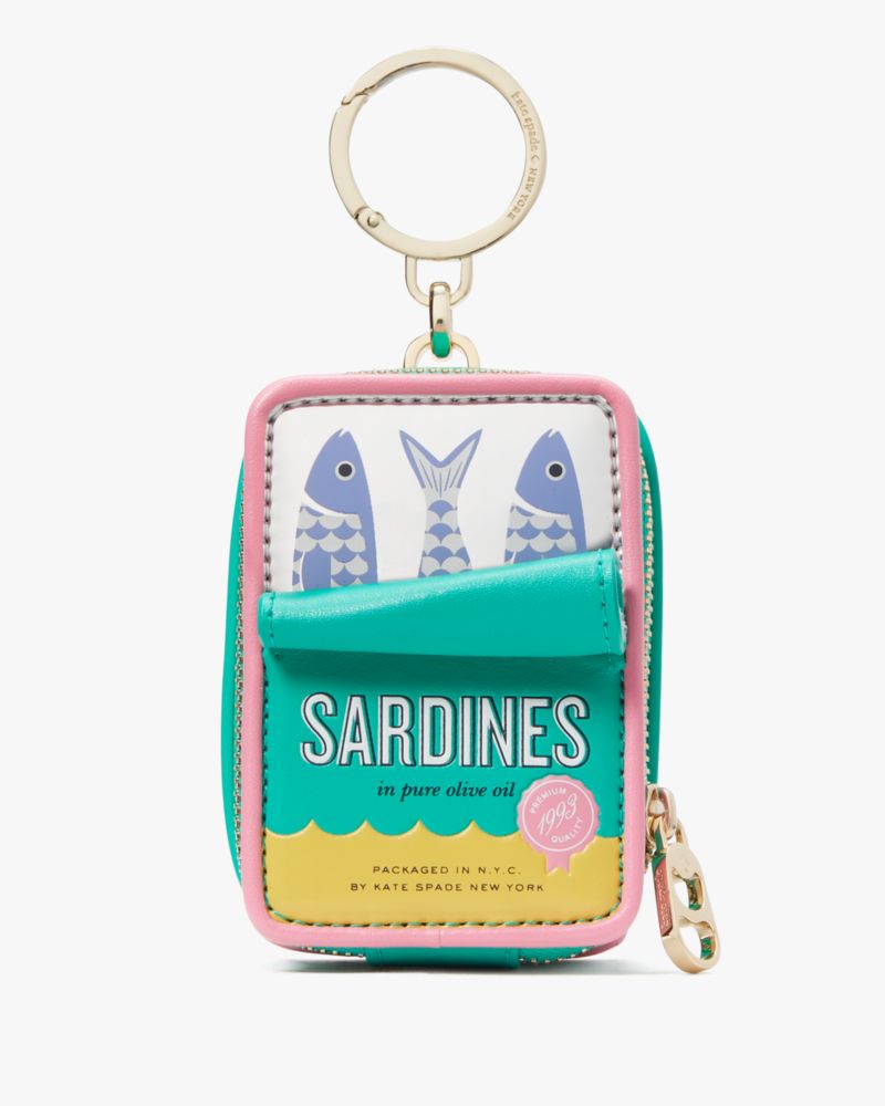 Kate Spade,Day Tripper Sardine Coin Purse,Green Multi