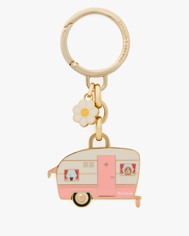 Kate Spade,Day Tripper Metal Keyfob,Multi