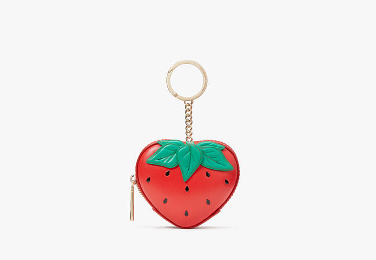 Kate Spade,Strawberry Dreams Coin Purse,Red Multi image number 0