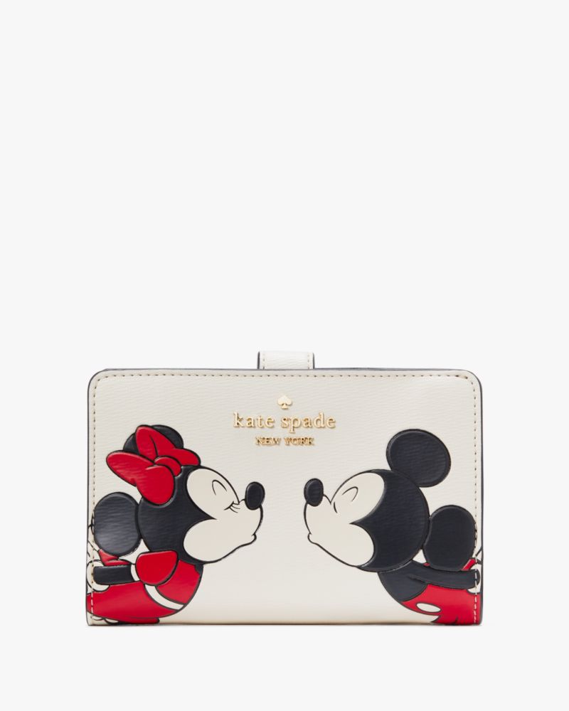 Disney X Kate Spade New York Minnie Medium Compact Bifold Wallet
