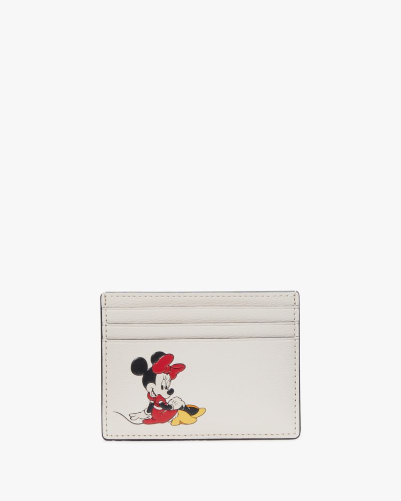 Kate Spade,Disney X Kate Spade New York Minnie Small Slim Card Holder,