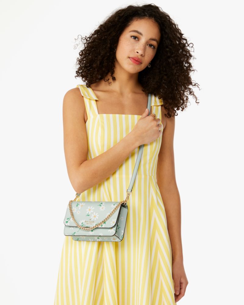 Kate Spade,Madison Day Tripper Daisy Small Flap Crossbody,