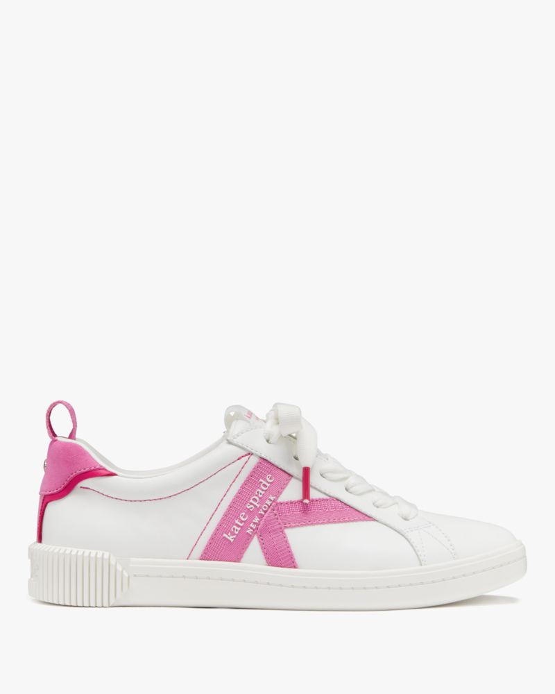 True White Carousel K As In Kate Court Sneaker