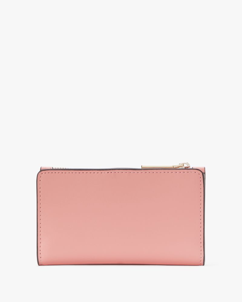 Kate Spade,Day Tripper Small Slim Bifold Wallet,Peachy Rose Multi