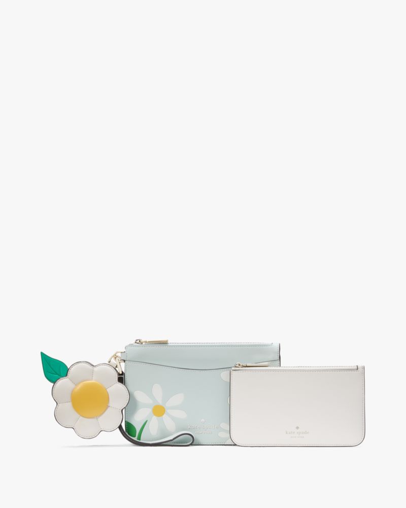 Kate Spade,Day Tripper Daisy Triple Wristlet Set,