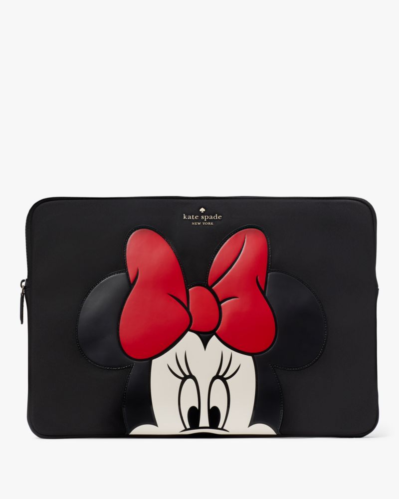 Kate Spade,Disney X Kate Spade New York Minnie Universal Laptop Sleeve,Black Multi