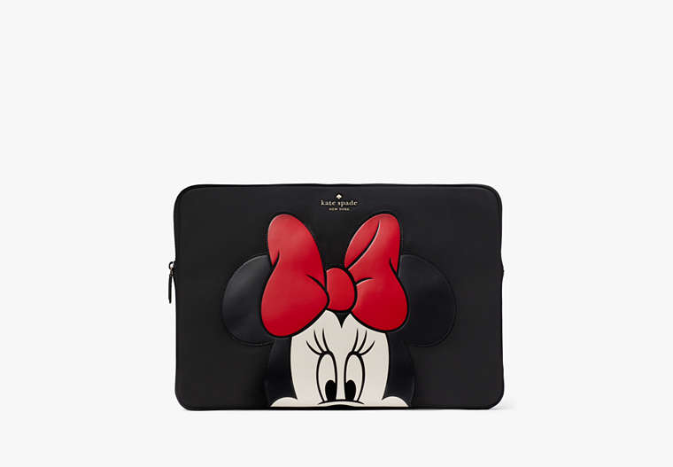 Kate Spade,Disney X Kate Spade New York Minnie Universal Laptop Sleeve,Black Multi image number 0