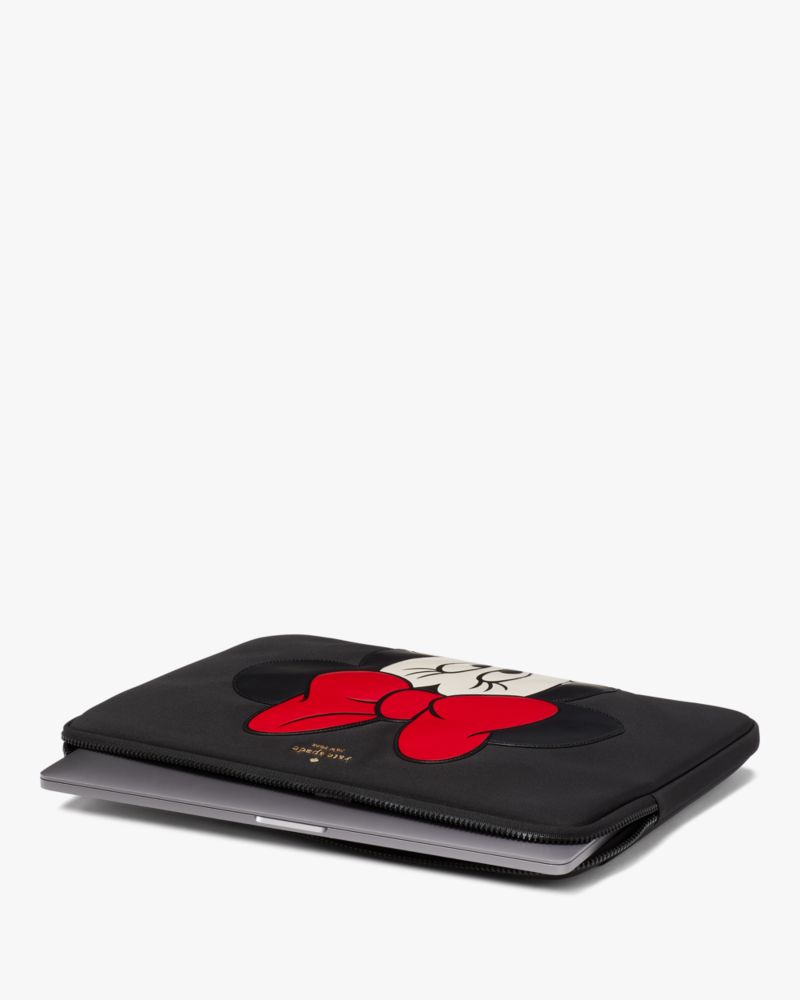 Kate Spade,Disney X Kate Spade New York Minnie Universal Laptop Sleeve,Black Multi