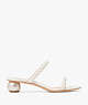 Kate Spade,Palm Springs Pearl Slide Sandals,Cream