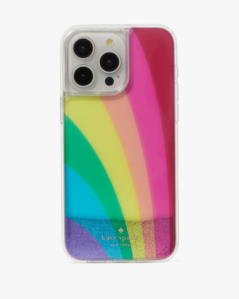 Kate Spade,Rainbow Collection iPhone 15 Pro Max Case,Multi