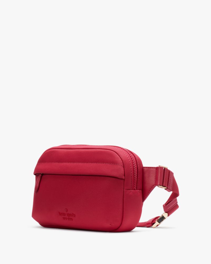 Kate Spade,Rainbow Collection Belt Bag,Anemone Red