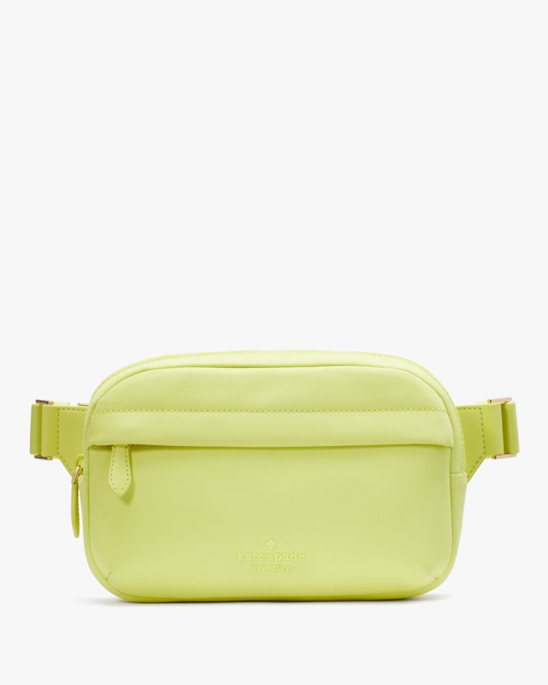 Neon green belt bag best sale