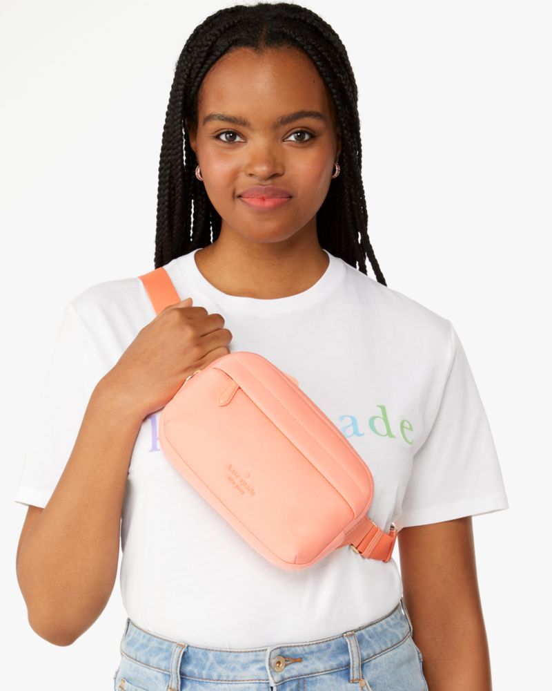 Kate Spade,Rainbow Collection Belt Bag,Melon Ball