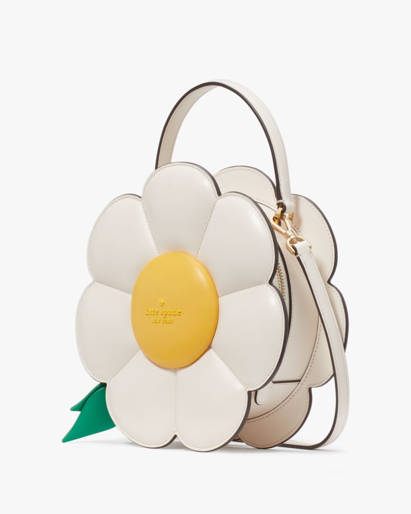 Kate Spade,Day Tripper 3D Daisy Crossbody,Parchment Multi