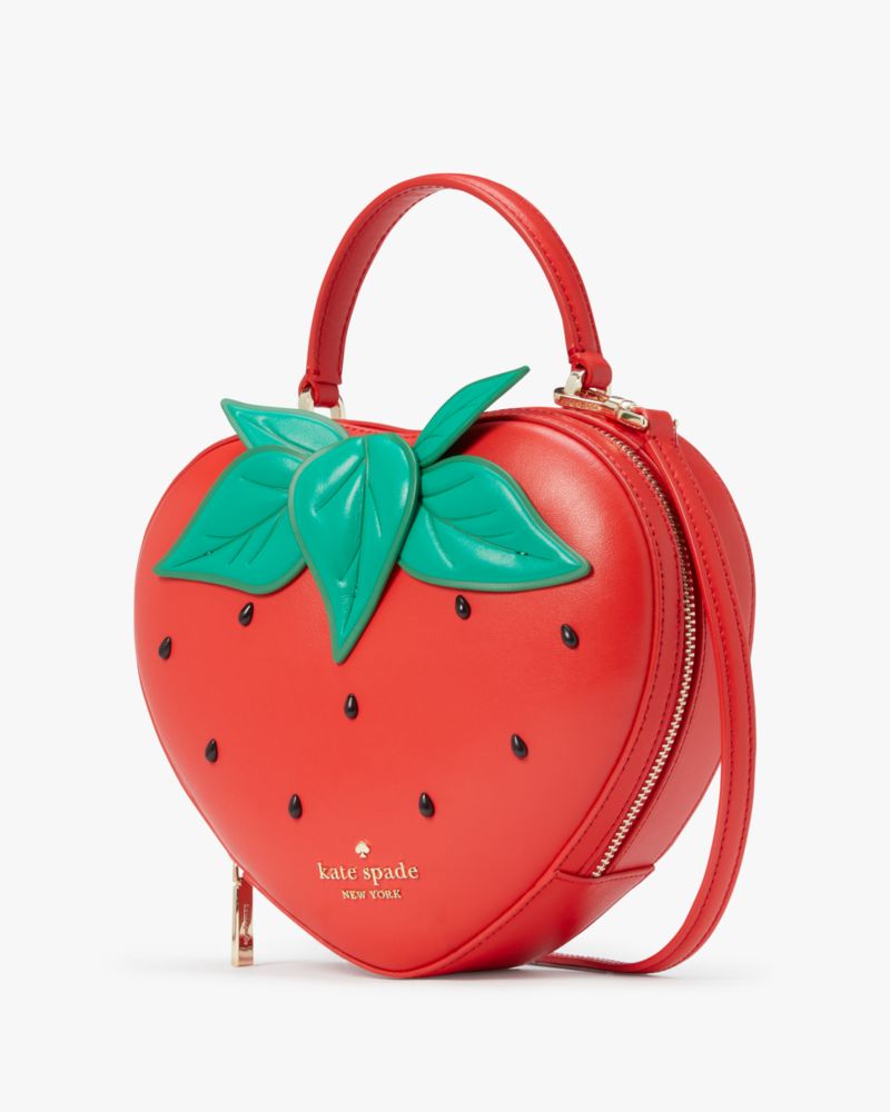 Kate Spade,ストロベリー ドリームス 3D クロスボディ,バッグ,レッドマルチ