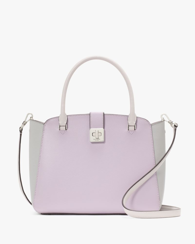 Kate Spade,Phoebe Colorblock Medium Satchel,Lining Leather,Satchel,PVC,Color Block,Lined,Day Party,