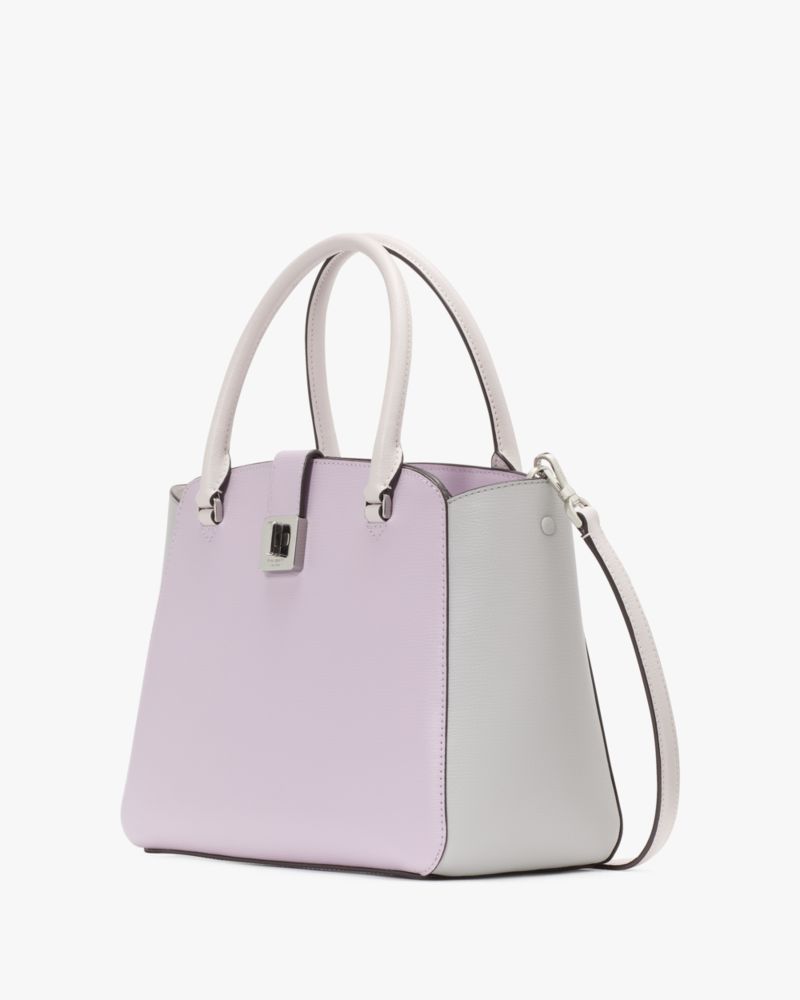 Kate Spade,Phoebe Colorblock Medium Satchel,Lining Leather,Satchel,PVC,Color Block,Lined,Day Party,