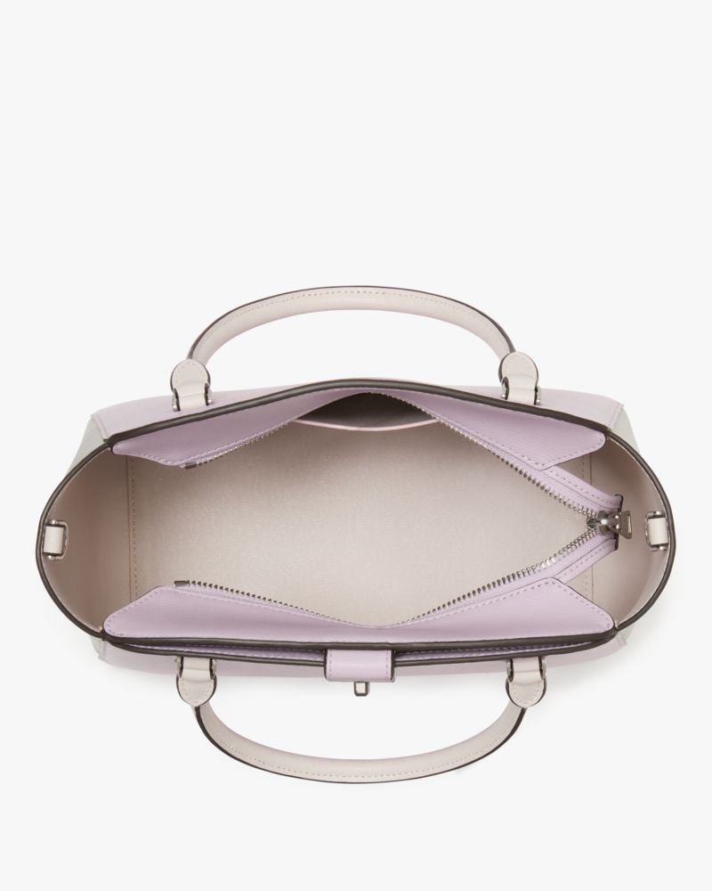 Kate Spade,Phoebe Colorblock Medium Satchel,Lining Leather,Satchel,PVC,Color Block,Lined,Day Party,