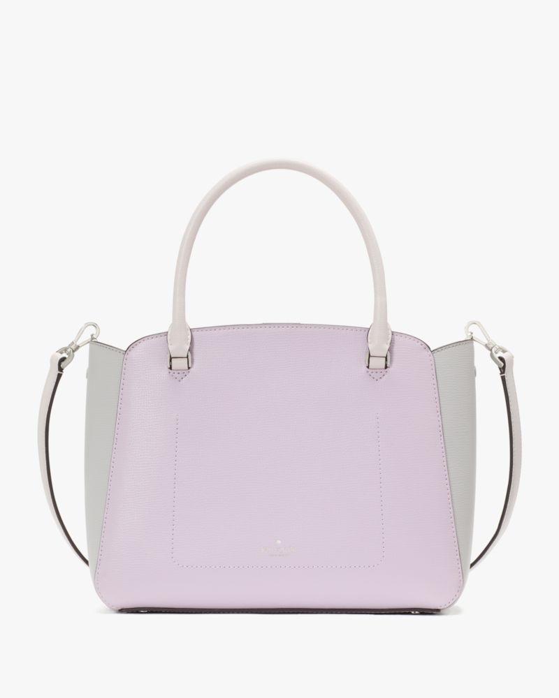 Kate Spade,Phoebe Colorblock Medium Satchel,Lining Leather,Satchel,PVC,Color Block,Lined,Day Party,