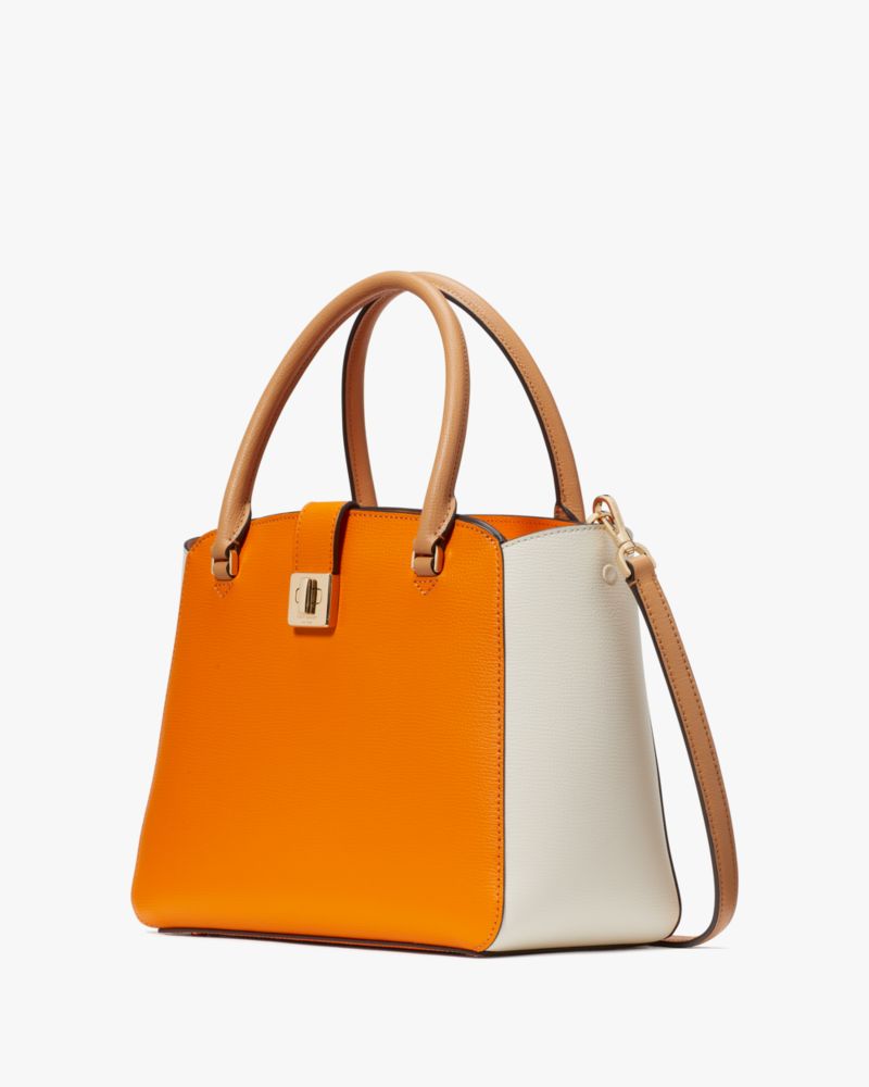 Kate Spade,Phoebe Colorblock Satchel,Lining Leather,Satchel,PVC,Color Block,Lined,Day Party,