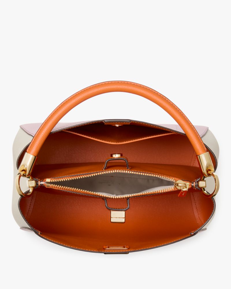 Kate Spade,フィービー カラーブロック ラージ トップ ハンドル サッチェル,バッグ,ピンクホライズンマルチ