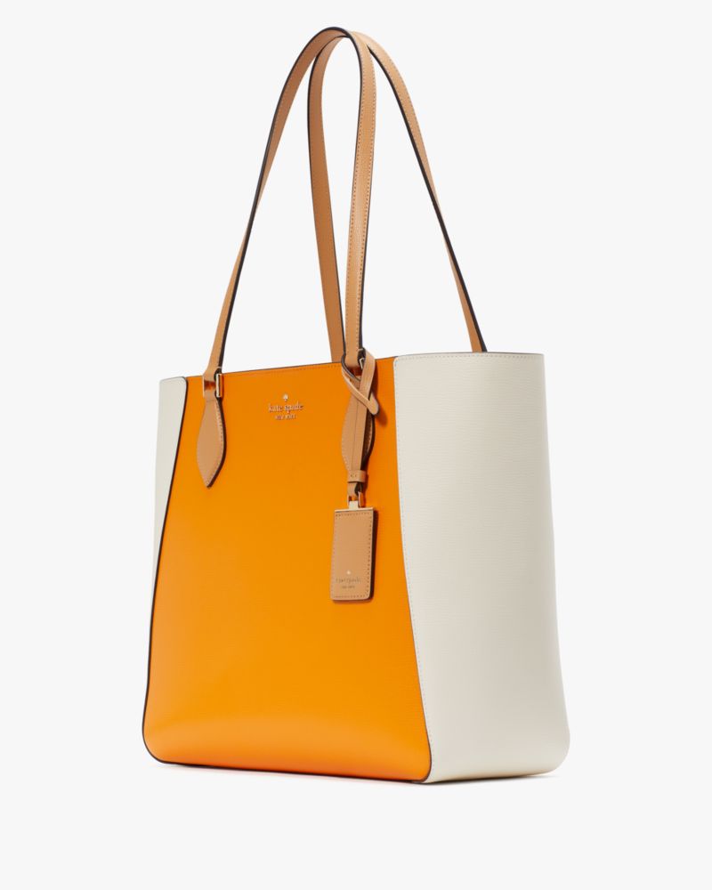 Kate Spade,Poppy Colorblock Tote,Turmeric Root Multi