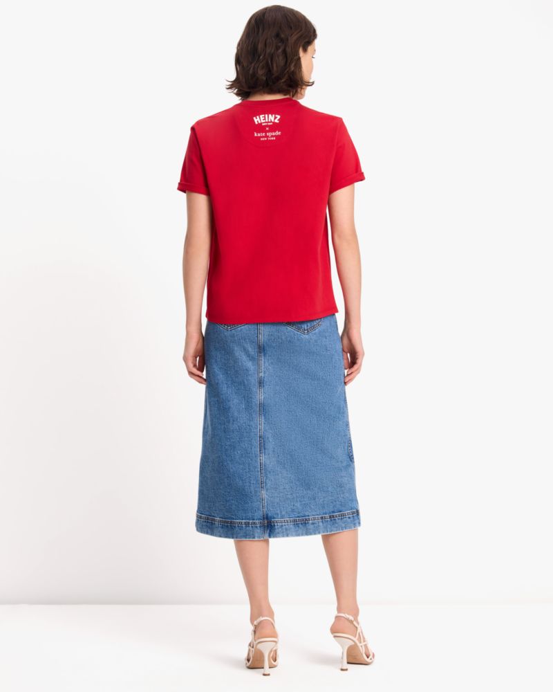 Kate Spade,Heinz X Kate Spade New York Tee,Cotton,T Shirt,Casual,
