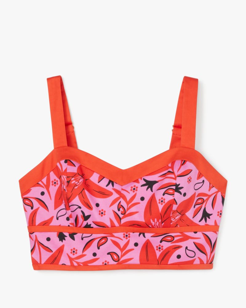 Kate Spade,Daylily Poplin Top,